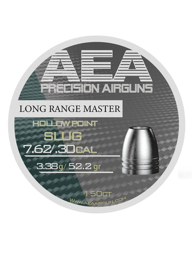 AEA Long Range Master | Slugs | .30 Cal | 52.2 gr 150 Ct P19